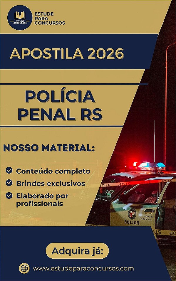 Apostila POLÍCIA PENAL RS 2026 Enfermagem