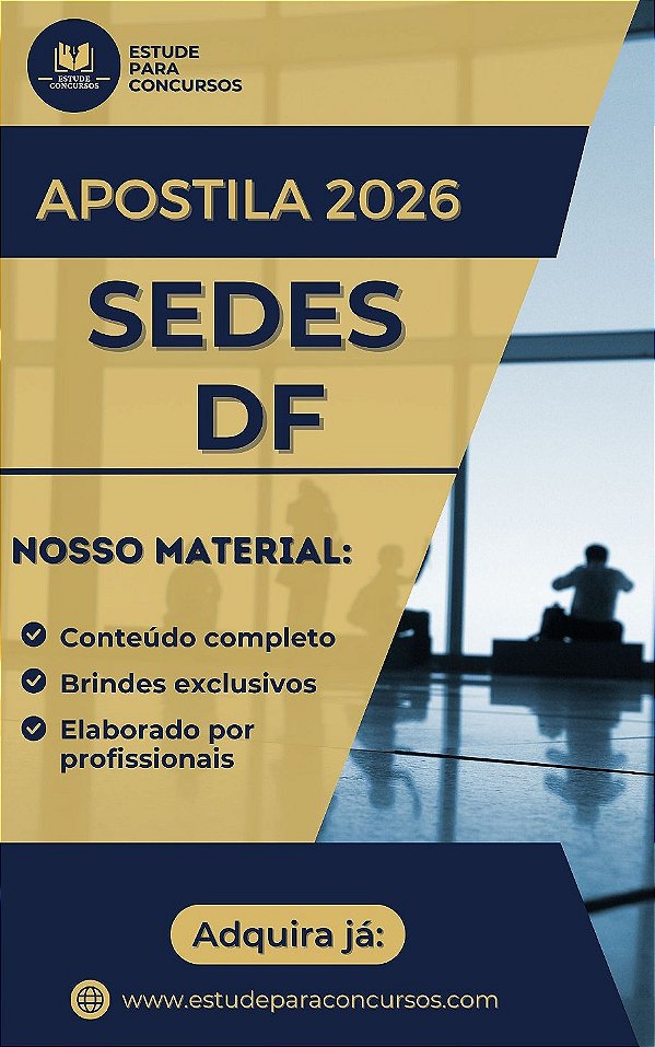 Apostila SEDES DF 2026 Administração