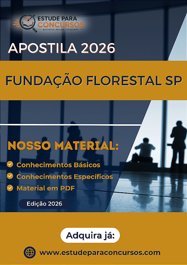 Apostila FUNDAÇÃO FLORESTAL SP 2026 Engenharia da Computação