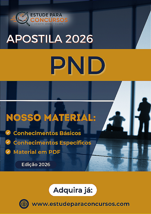 Apostila PND 2026 Professor Matemática