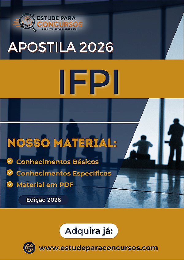 Apostila IFPI 2026 Técnico de Laboratório - Biologia