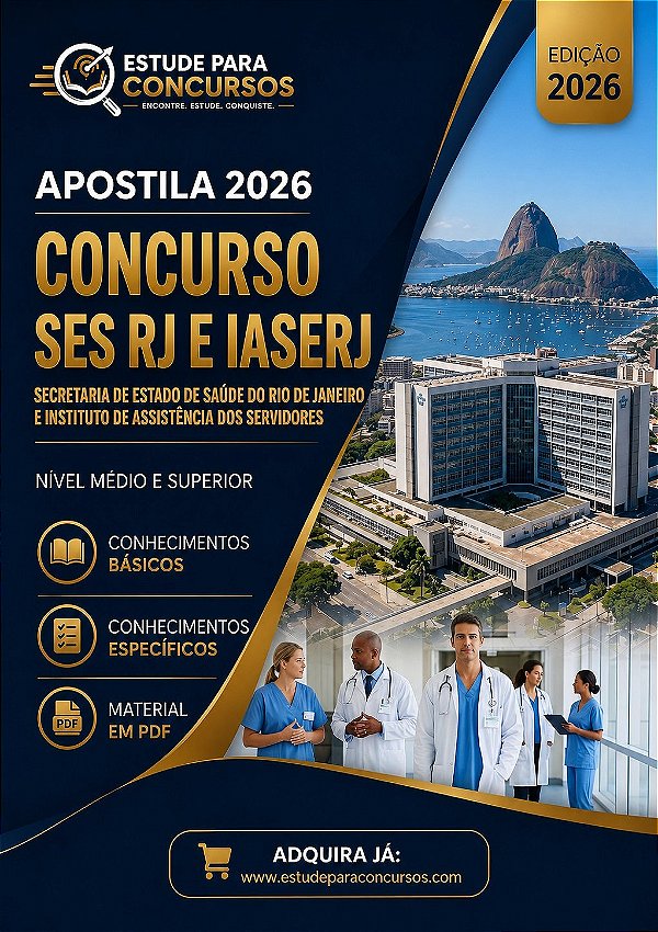 Apostila SES RJ e IASERJ 2026 Biólogo