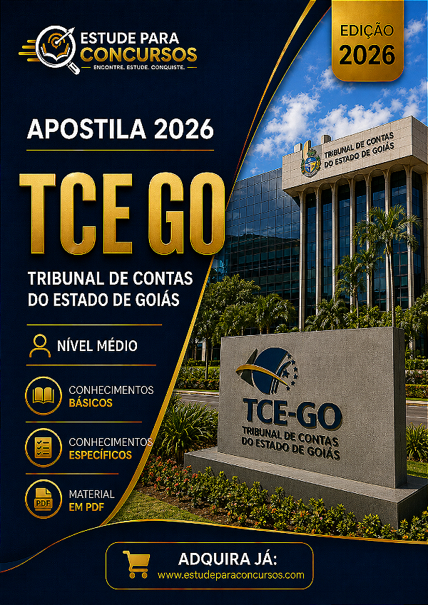 Apostila TCE GO 2026 Técnico Administrativo