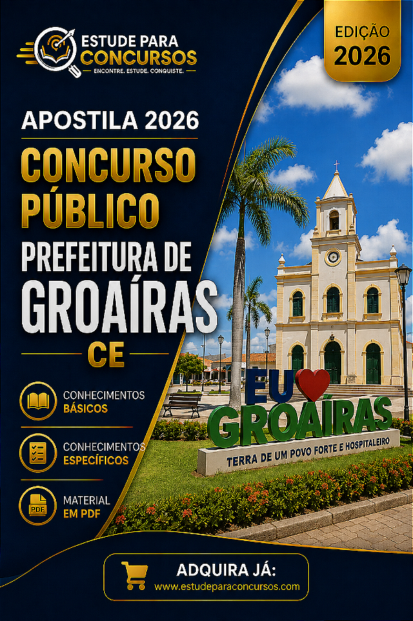 Apostila PREFEITURA DE GROAÍRAS CE 2026 Professor Polivalente