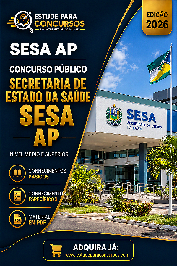 Apostila SESA AP 2026 Técnico em Órtese e Prótese Ortopédica
