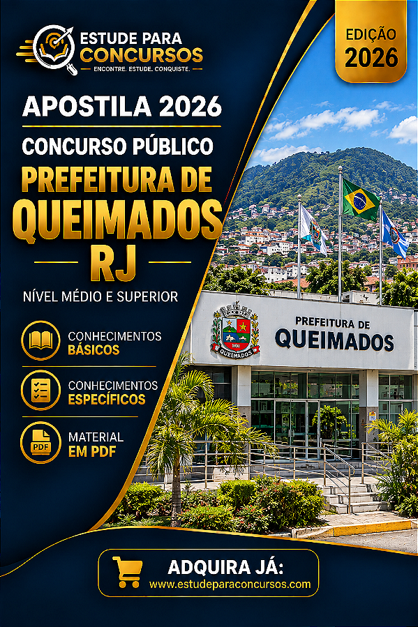 Apostila PREFEITURA DE QUEIMADOS RJ 2026 Psicólogo