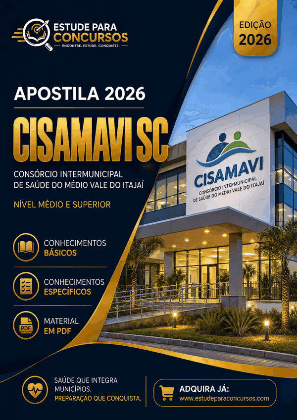Apostila CISAMAVI SC 2026 Geólogo