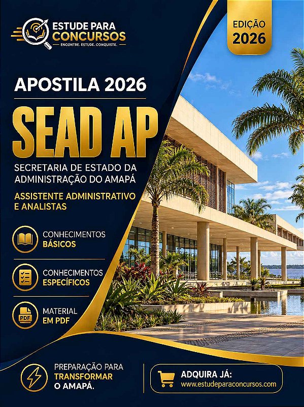 Apostila SEAD AP 2026 Analista em Relações Internacionais