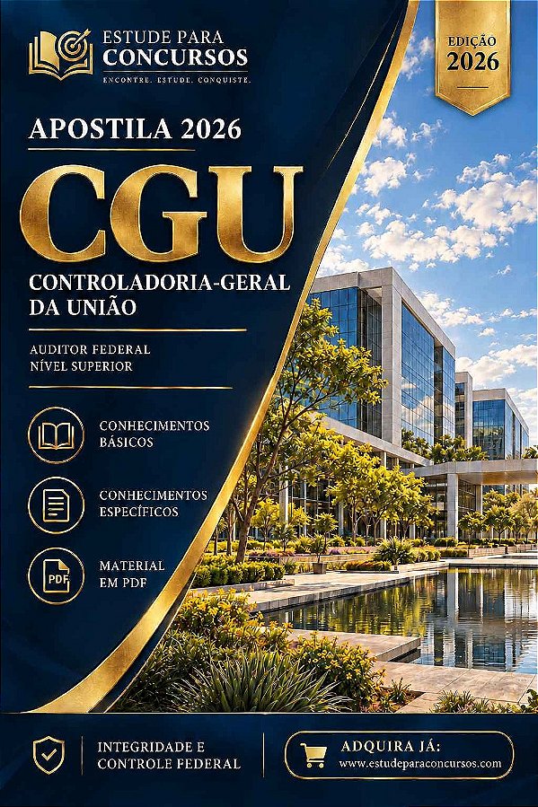 Apostila CGU 2026 Auditor Federal de Finanças e Controle - Tecnologia da Informação - Ciência de Dados