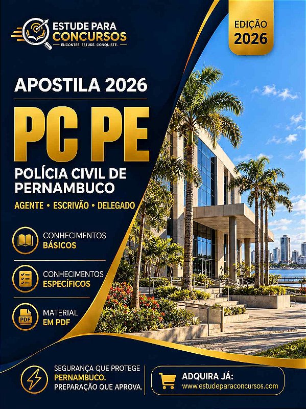 Apostila PC PE 2026 Delegado de Polícia