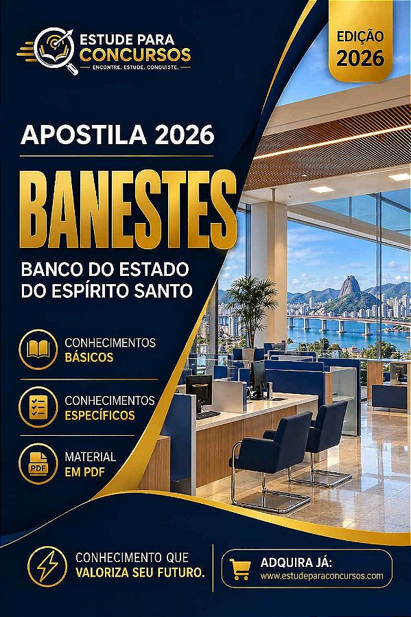 Apostila BANESTES 2026 Assistente Securitário