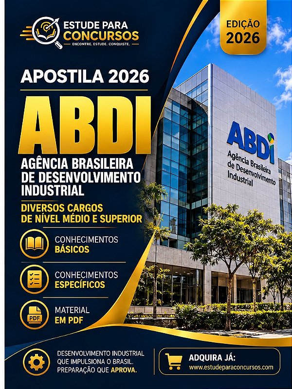 Apostila ABDI 2026 Desenvolvimento de T.I