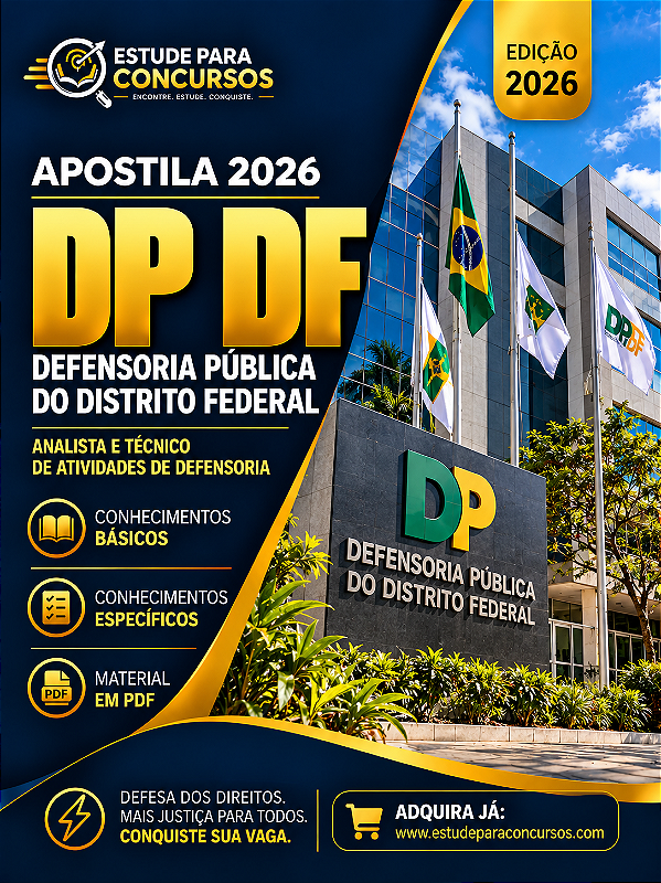 Apostila DP DF 2026 Analista Banco de Dados