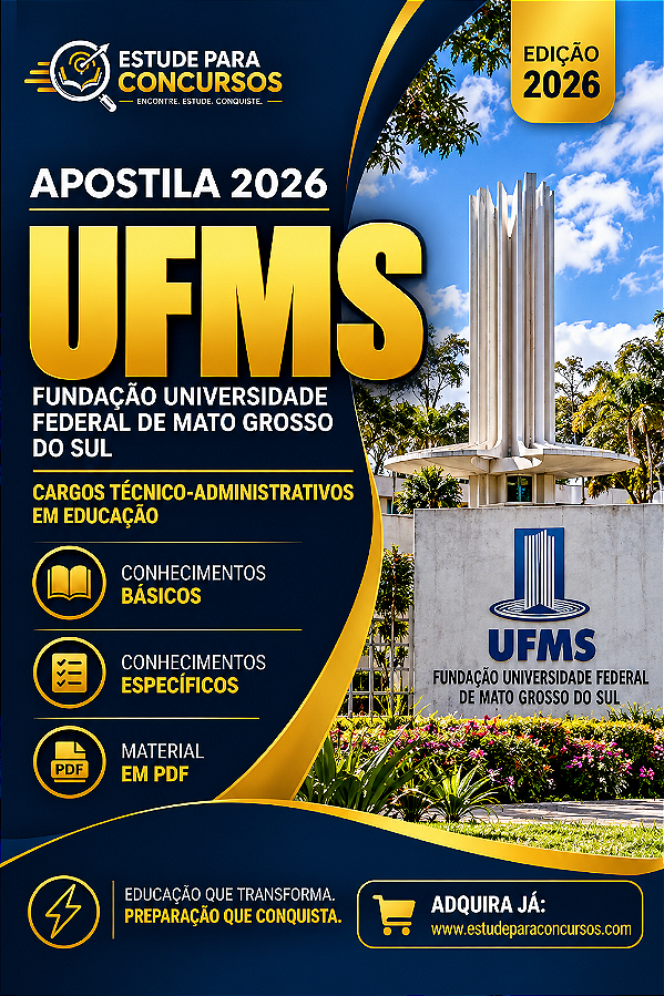 Apostila UFMS 2026 Comunicação - Produção