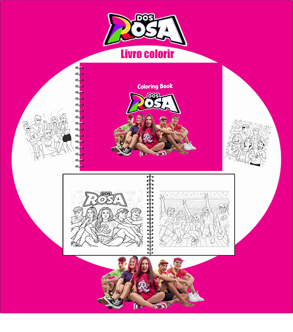ARQUIVO livro colorir OS ROSAS 50 pagina