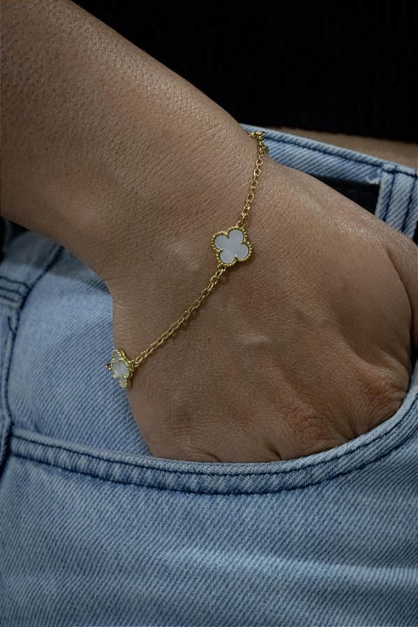 PULSEIRA VAN CLEEF - BRANCA PEQUENA