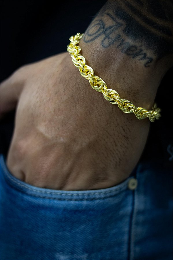 PULSEIRA CORDÃO BAIANO DE 10MM