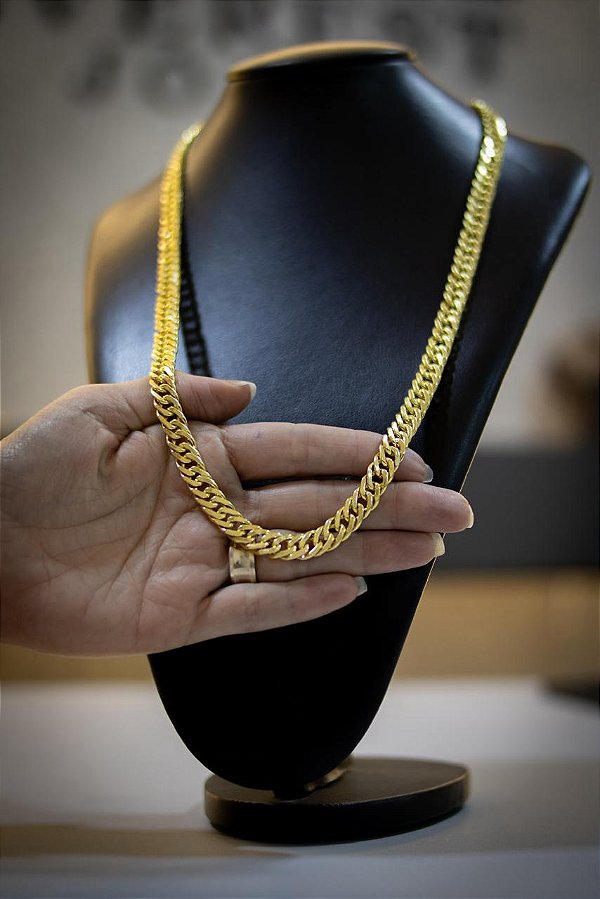 CORRENTE GRUMET DE 8MM - MOEDA ANTIGA