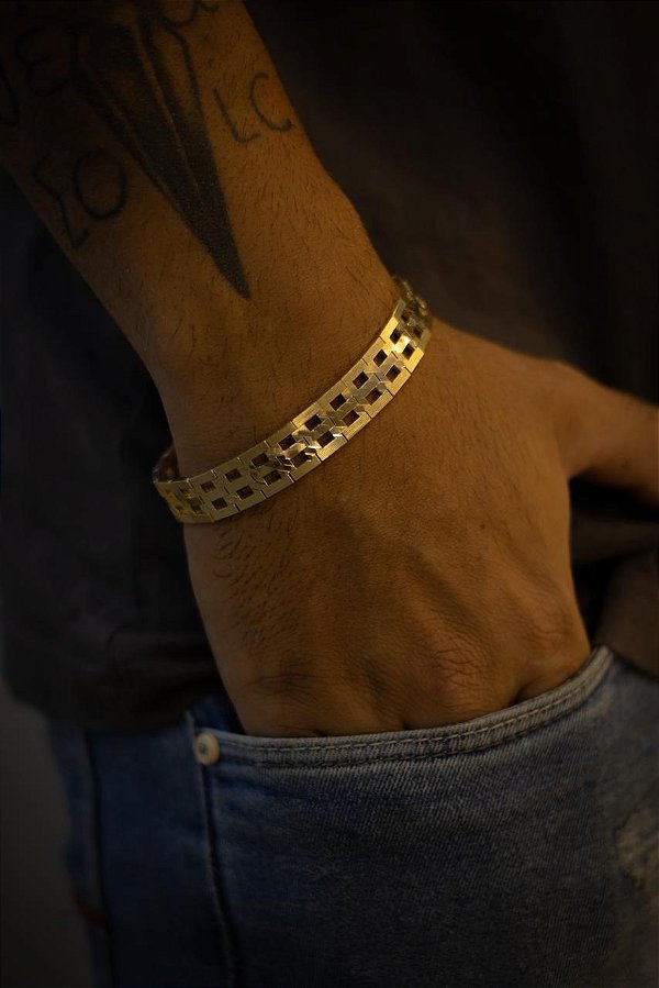 RACELETE DE GOMO E 12MM - MOEDA ANTIGA