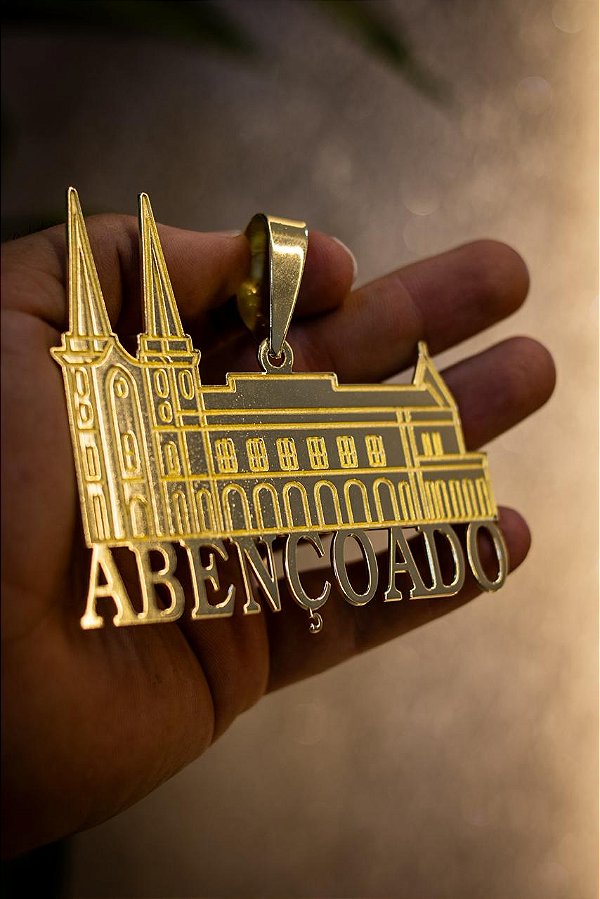 PINGENTE IGREJA DA PENHA PERSONALIZADO 10CM - MOEDA ANTIGA