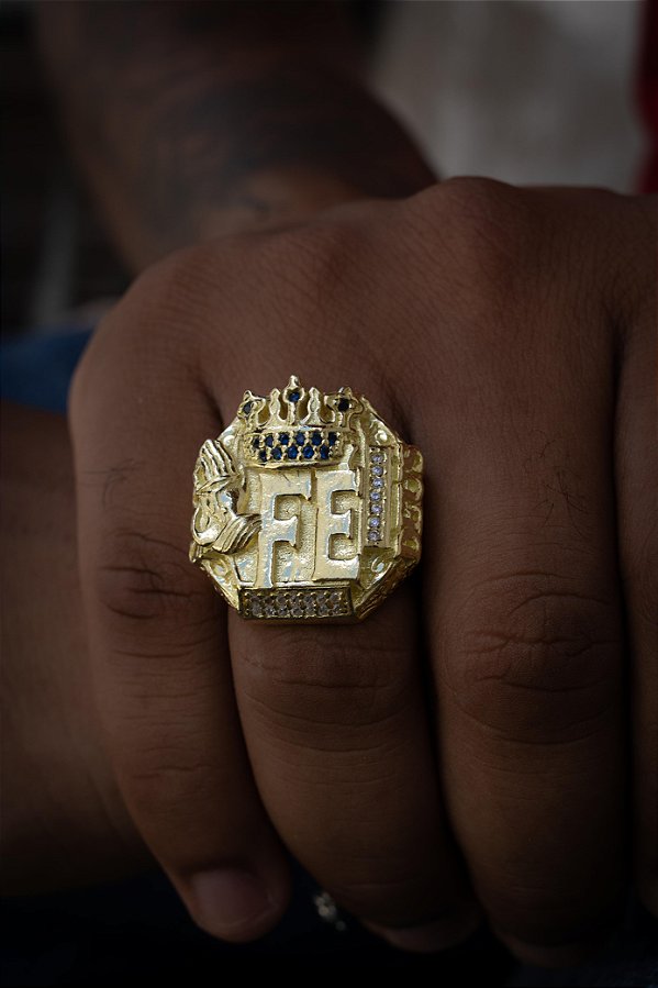 ANEL FÉ COM COROA - MOEDA ANTIGA