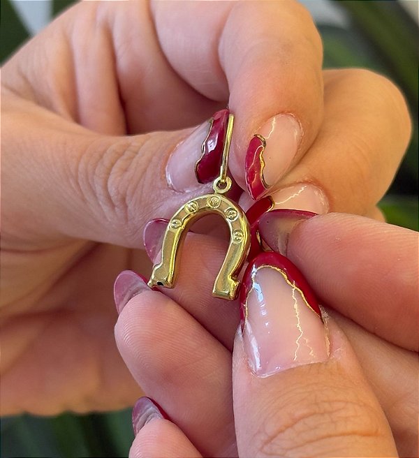 PINGENTE FERRADURA 3D