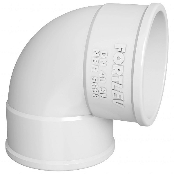 Joelho Esgoto PVC 90 X 100 - Fortlev
