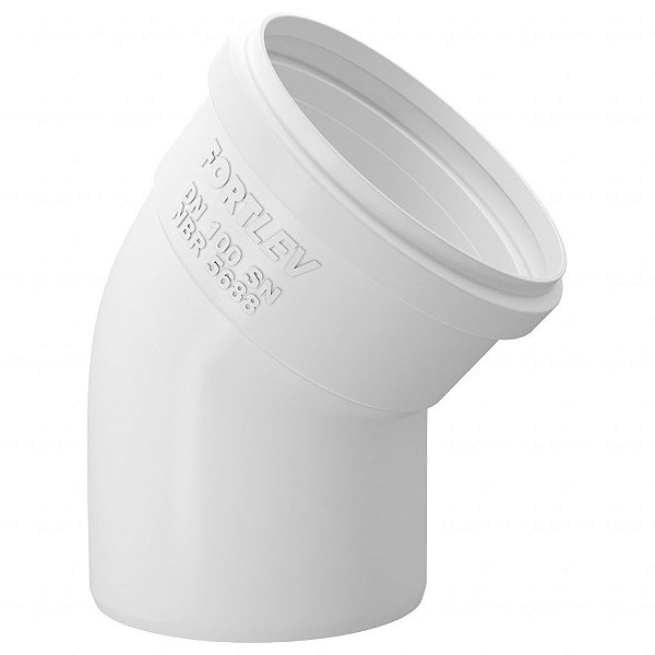Joelho Esgoto PVC 45 X 50 - Fortlev