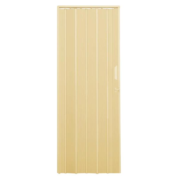 Porta Sanfonada Plástico PVC Bege 2,10x0,60m Permatex