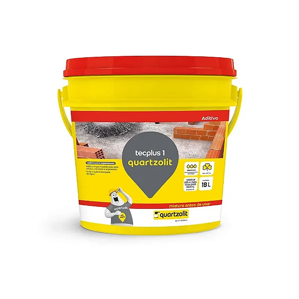 Tecplus 1 Quartzolit Aditivo Impermeabilizante 18L