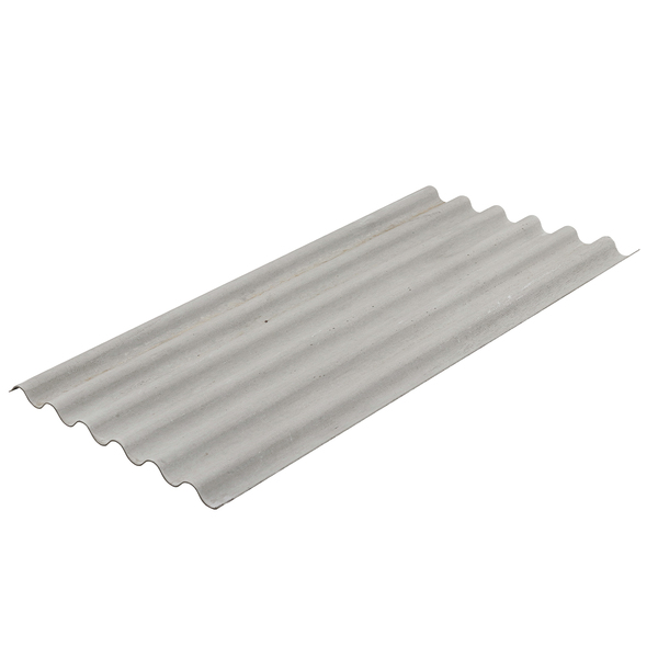Telha Ondulada de Fibrocimento Cinza 5mm 2,44x1,1m Infibra