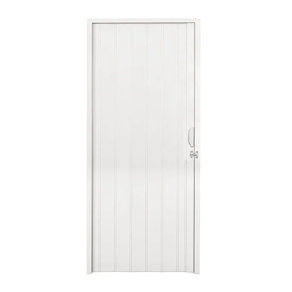 Porta Sanfonada Plástico PVC Branca 2,10x0,70m Vitesse