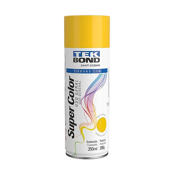 Tinta Spray Amarelo Uso Geral 350ml Tekbond