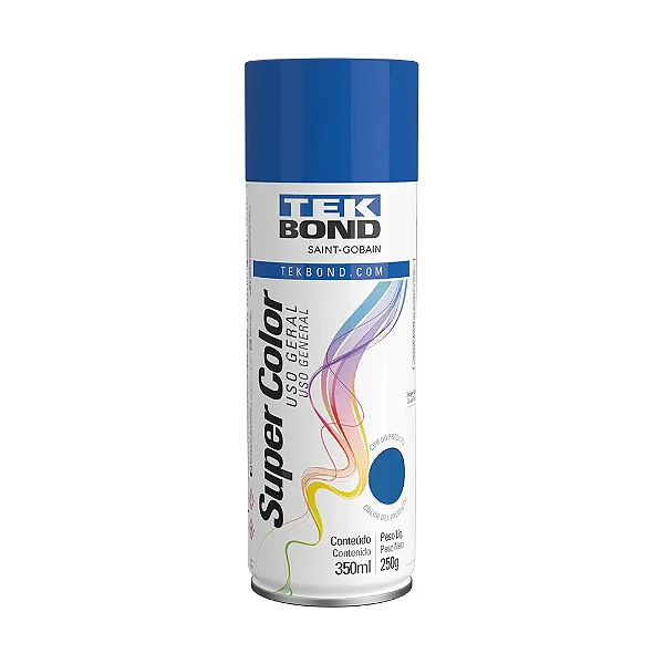 Tinta Spray Azul Uso Geral 350ml Tekbond