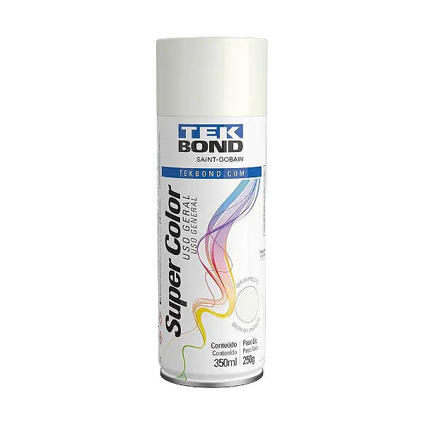 Tinta Spray Branco Fosco Uso Geral 350ml Tekbond