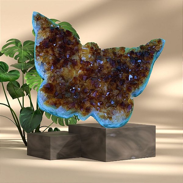 Pedras Naturais Brutas – Conecte-se com a Pureza da Natureza - Borboleta