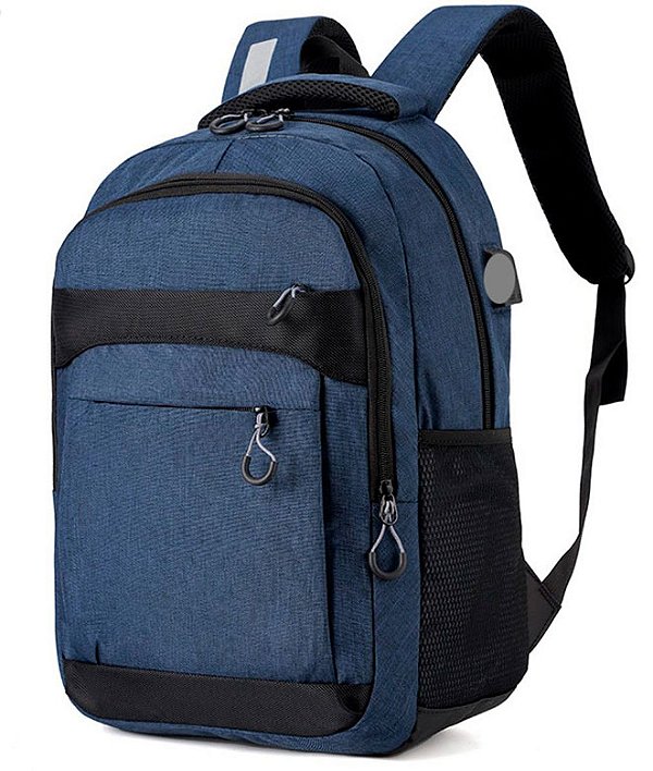 Mochila Tiracolo Com Porta Notebook De 15 Pol. Com Cabo U.S.B  Ref. 8630