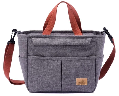Pacote de Pacote de 06 Bolsas Térmicas Tiracolo Em Nylon Poliéster Resinado Ref. 7716