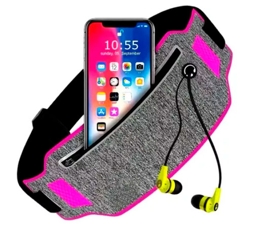 Pochete Unisse em Nylon Poliéster Resinado Tamanho Médio Ref. 7847