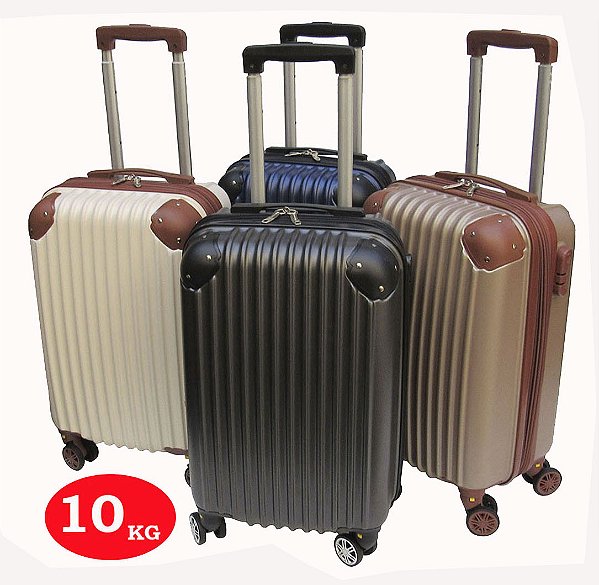 Mala De Viagem 10 Kg Bordo Expansiva Colorida Em ABS