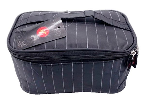 Bolsa Térmica Em Nylon Poliéster Resinado Listrado Resinado Ref. 6139