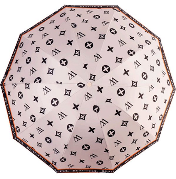 12 Unidades de Sombrinhas Mini Contra Vento Manuais Estampadas Com U.V interno Tamanho Casarão Ref. 3097 S