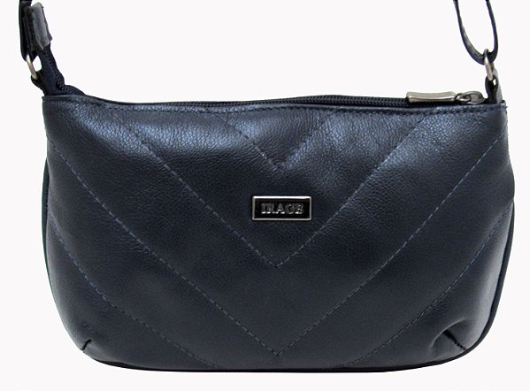 Bolsa Feminina Transversal em Couro 100% Legítimo Ref 010