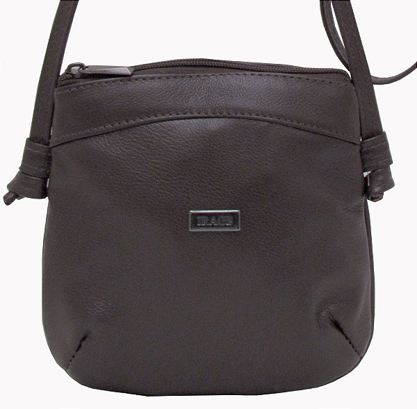 Bolsa Feminina Pequena Transversal Com em Couro 100% Legítimo Ref. 522
