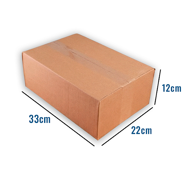 Caixa de Papelão N3 - 33 x 22 x 12