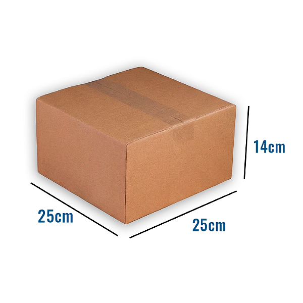 Caixa de Papelão N17 - 25 x 25 x 14