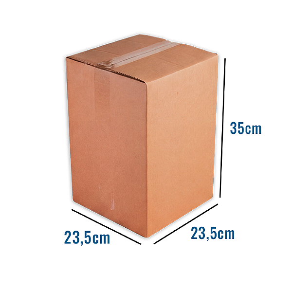 Caixa de Papelão Reforçada N33 - 23.5 x 23.5 x35