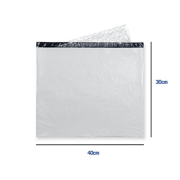 Envelope de Segurança Revestido com Plástico Bolha - 40x30