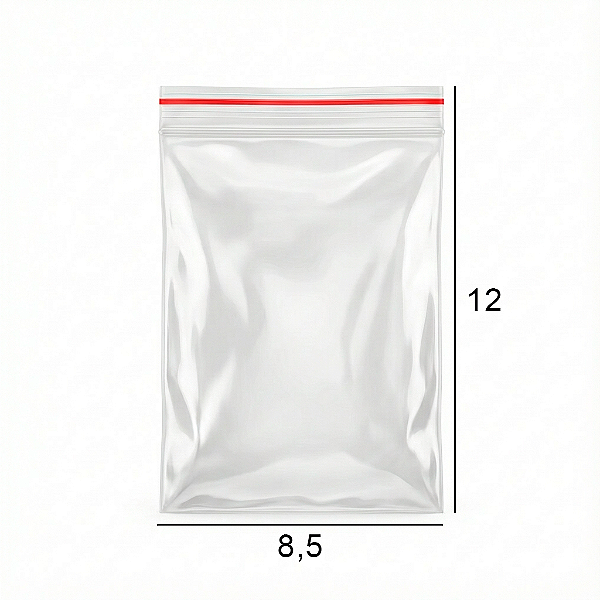 Saco Zip Lock 12 x 8,5 - N4