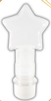20 unidades Tubete Estrela 50 ml Cristal com tampa